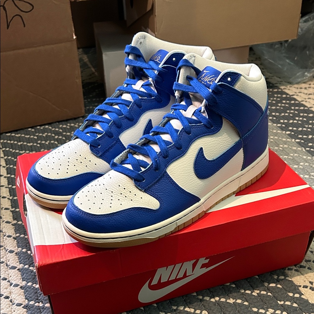 Nike Dunk Hi Retro SE (phantom/racer blue-pale ivory)